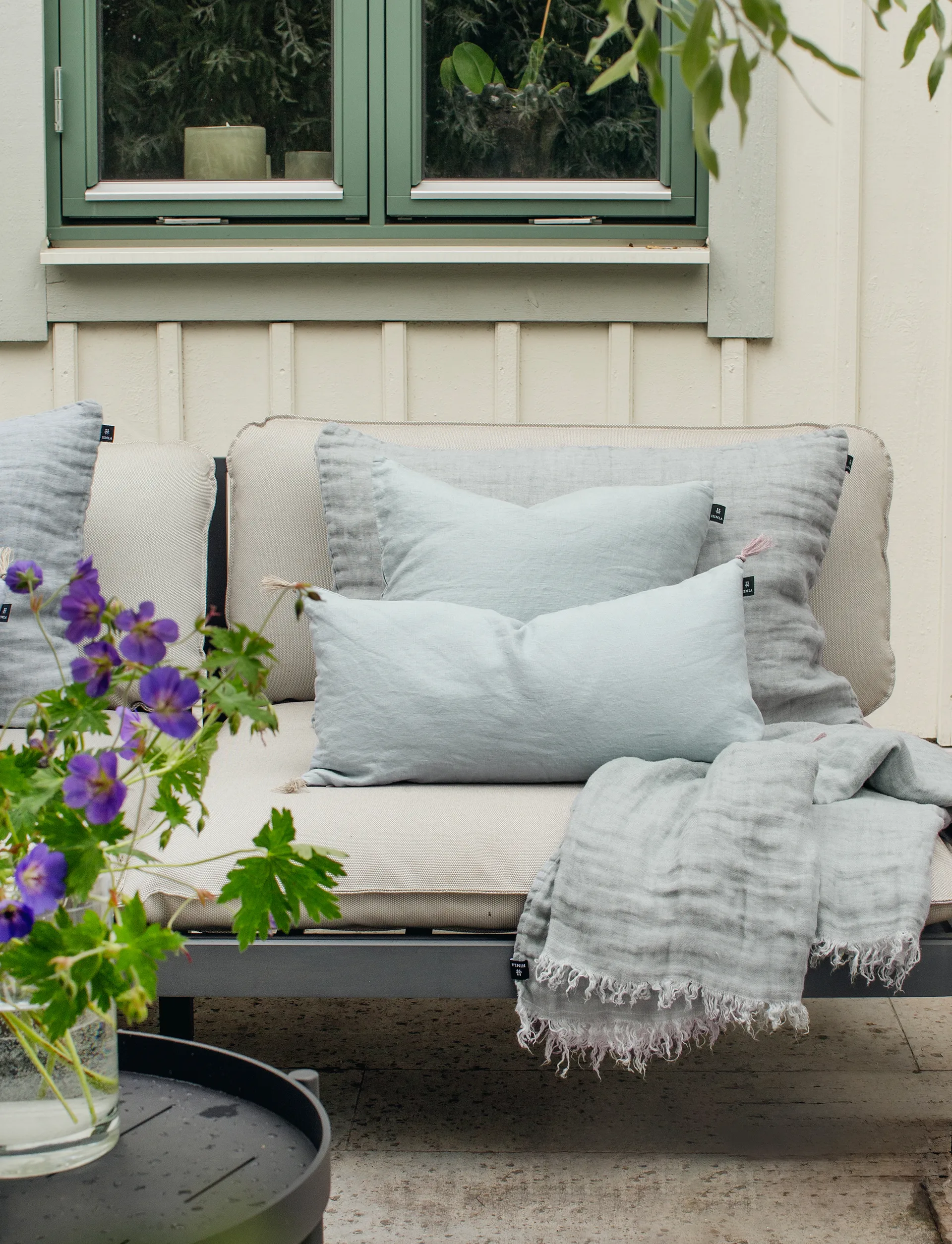 Hannelin Wolldecke 130 x 170cm, Cloudy sky Himla