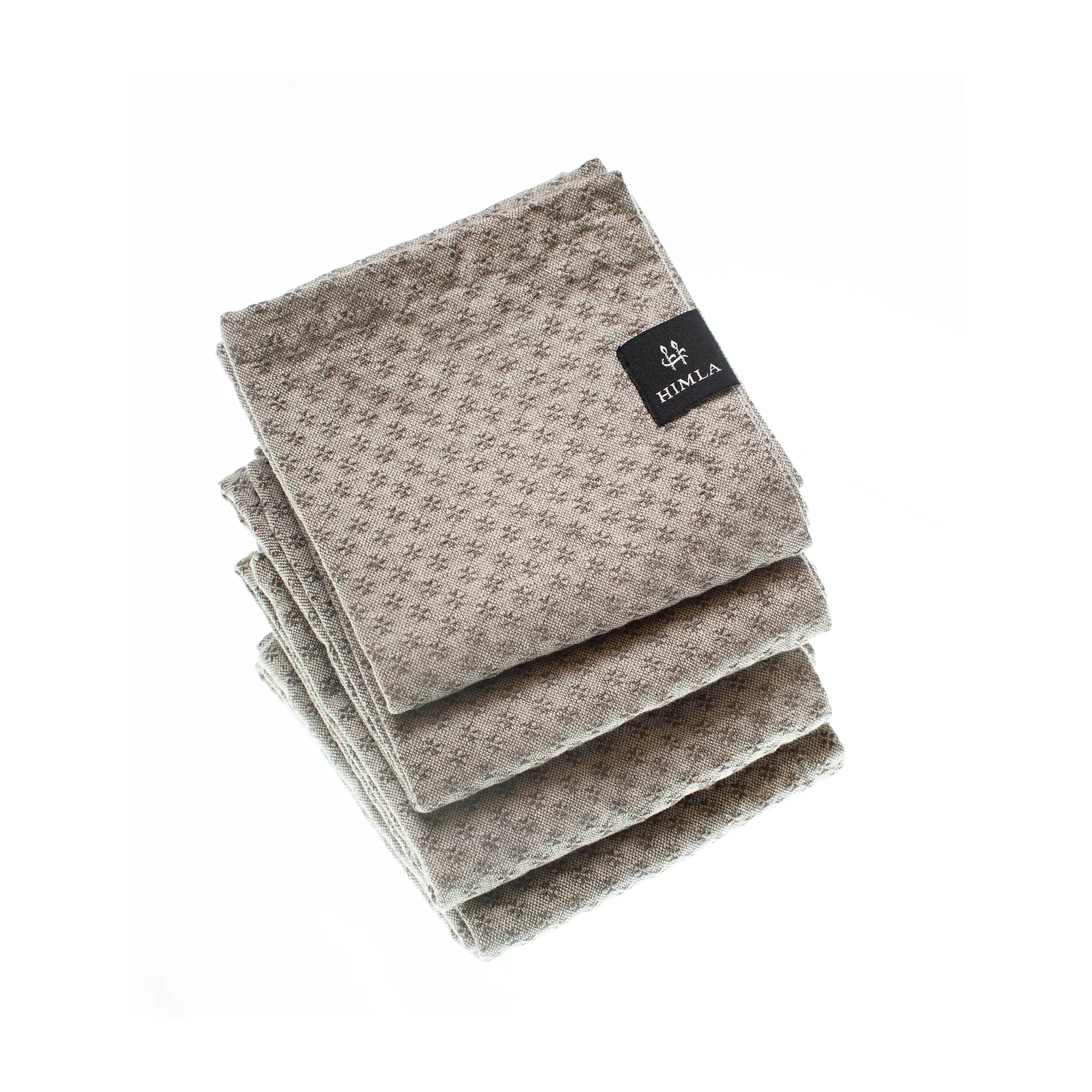 Julia Serviette 45 x 45cm 4er Pack, Pewter (grau) Himla