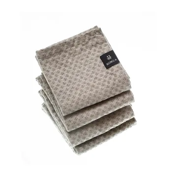 Julia Serviette 45 x 45cm 4er Pack - Pewter (grau) - Himla