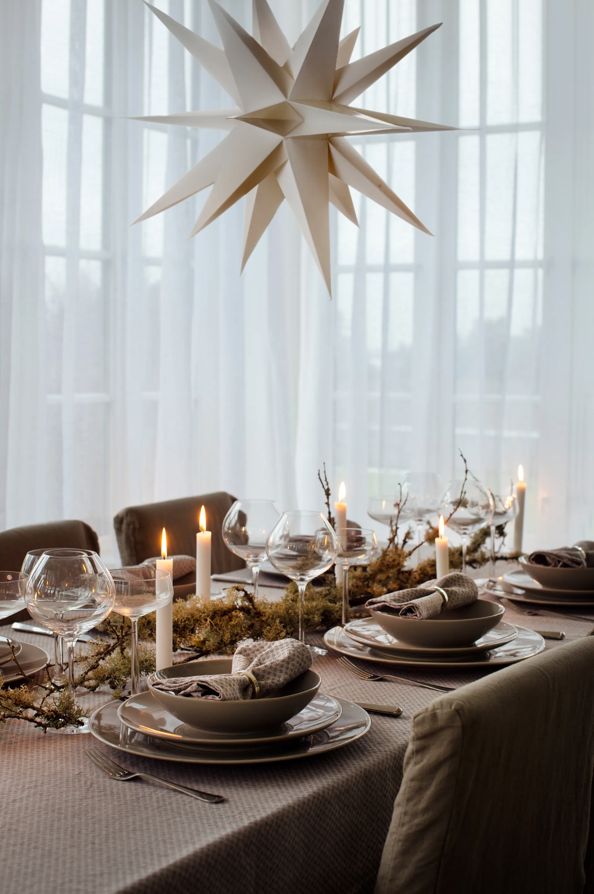 Julia Serviette 45 x 45cm 4er Pack, Pewter (grau) Himla