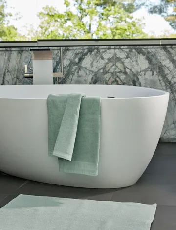 Lina Handtuch - Aqua, 50x70 cm - Himla