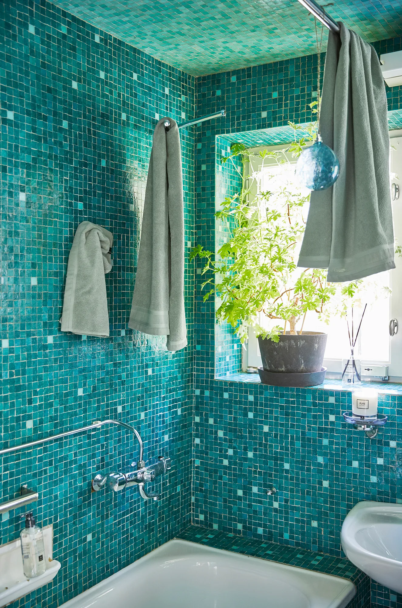 Lina Handtuch sage, 70 x 140cm Himla