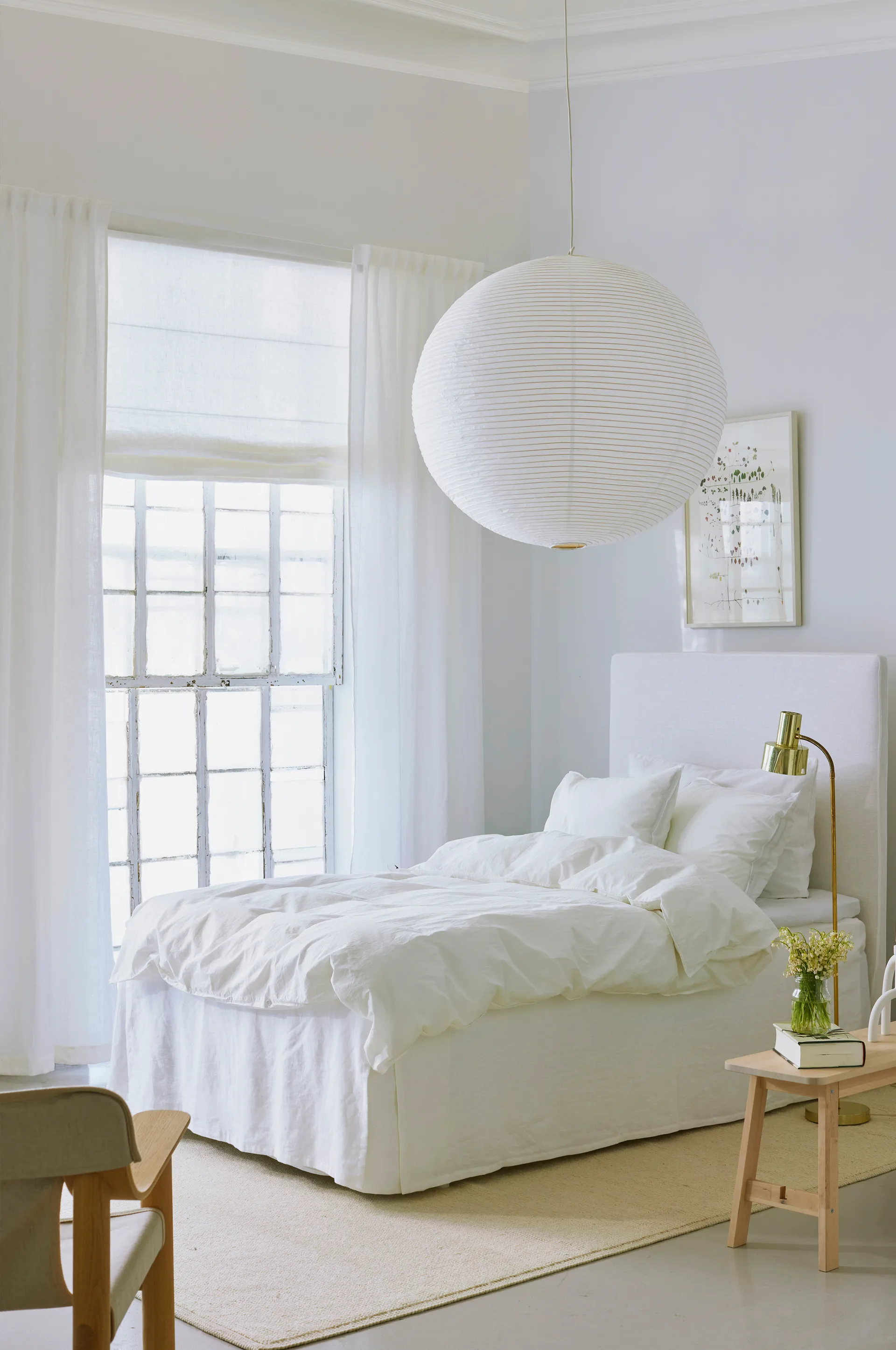 Miramar Rollgardine 150 x 180cm, White Himla