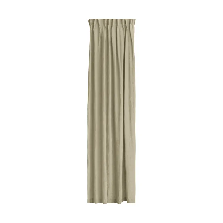 Sunrise Gardine mit Faltenband 140x290 cm - Organic (grün) - Himla