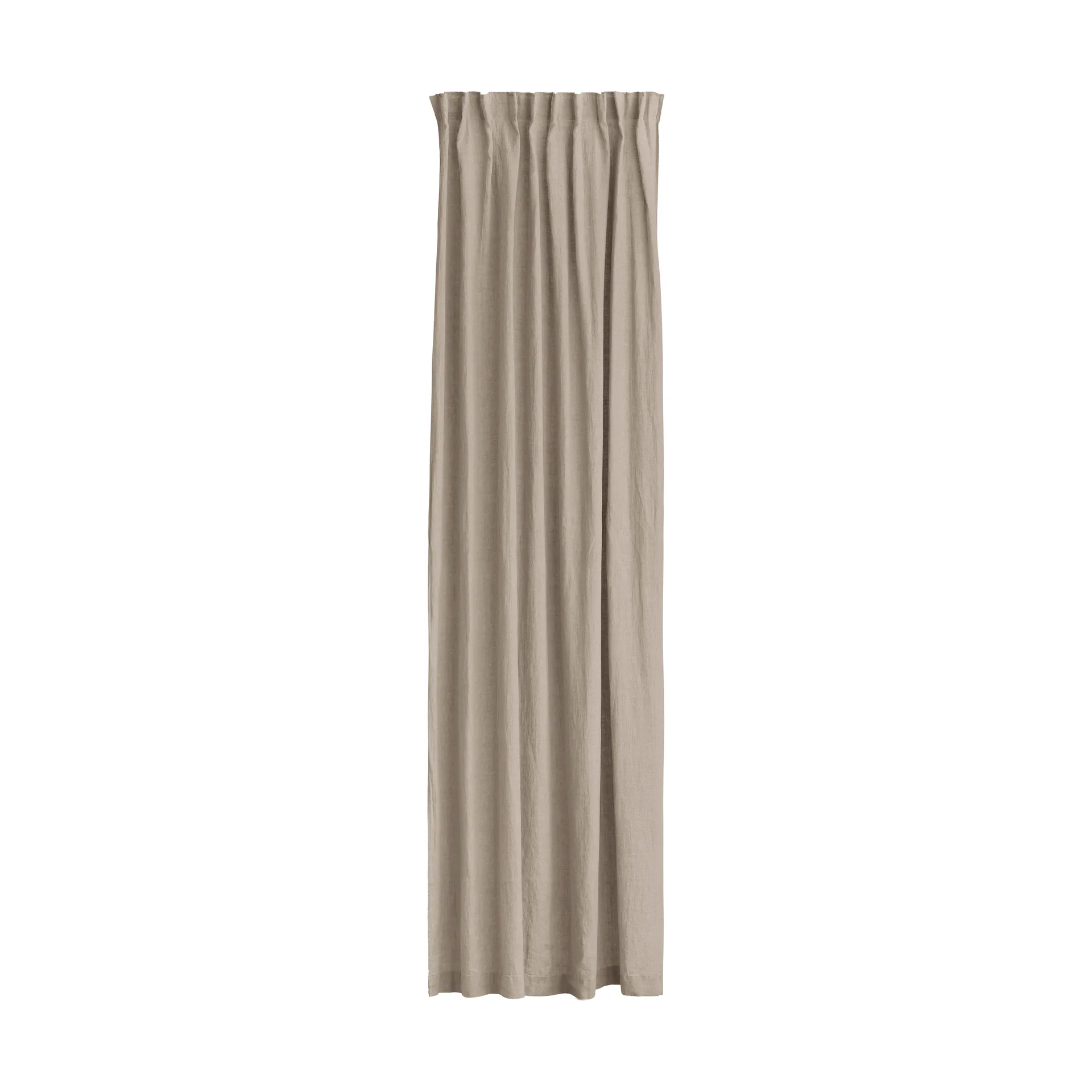 Sunrise Gardine mit Faltenband 280x250 cm, Vintage (Grau) Himla