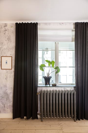 Sunshine Gardine mit Band 140 x 250cm - Kohl (dunkelgrau) - Himla