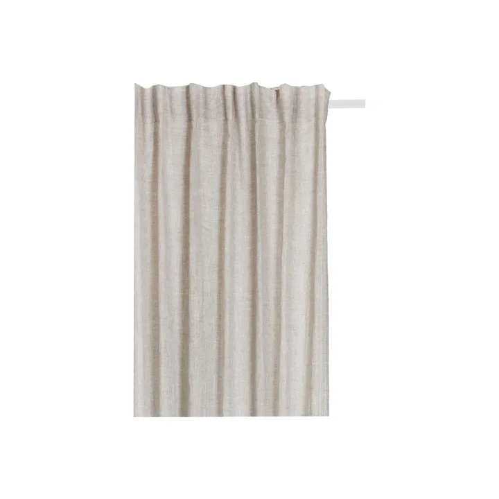 Sunshine Gardine mit Faltenband 140x250 cm - Oatmeal - Himla
