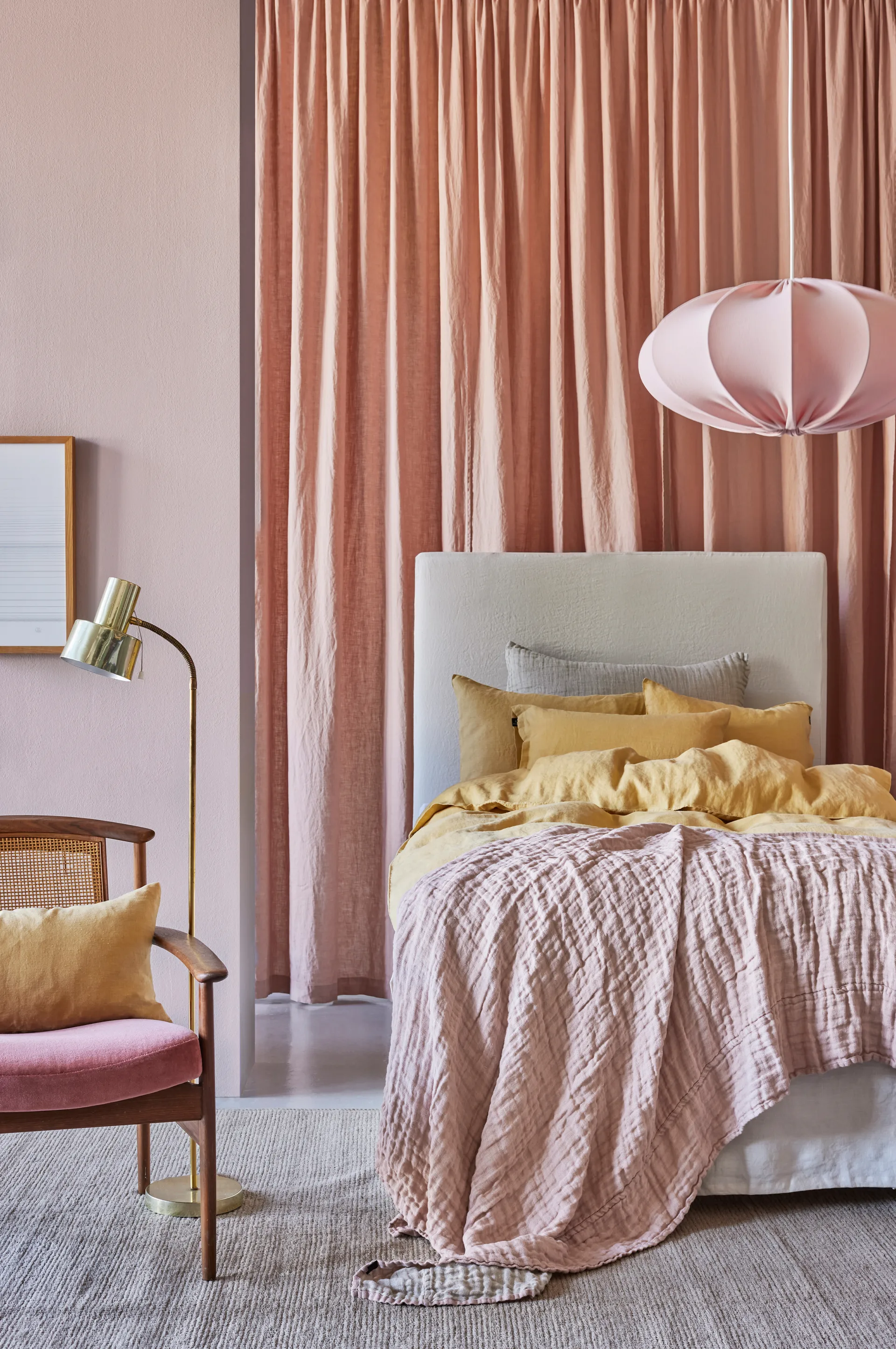 Sunshine Kissenbezug 50 x 50cm, Honey (gelb) Himla