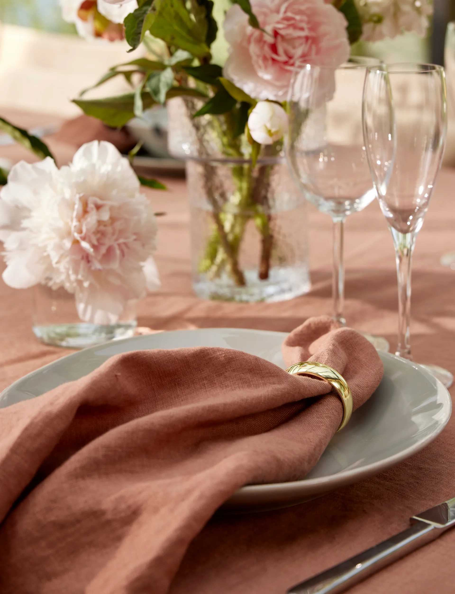 Sunshine Leinenservietten 4er-Pack, Grounded, 45x45 cm Himla