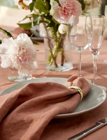 Sunshine Leinenservietten 4er-Pack - Grounded, 45x45 cm - Himla