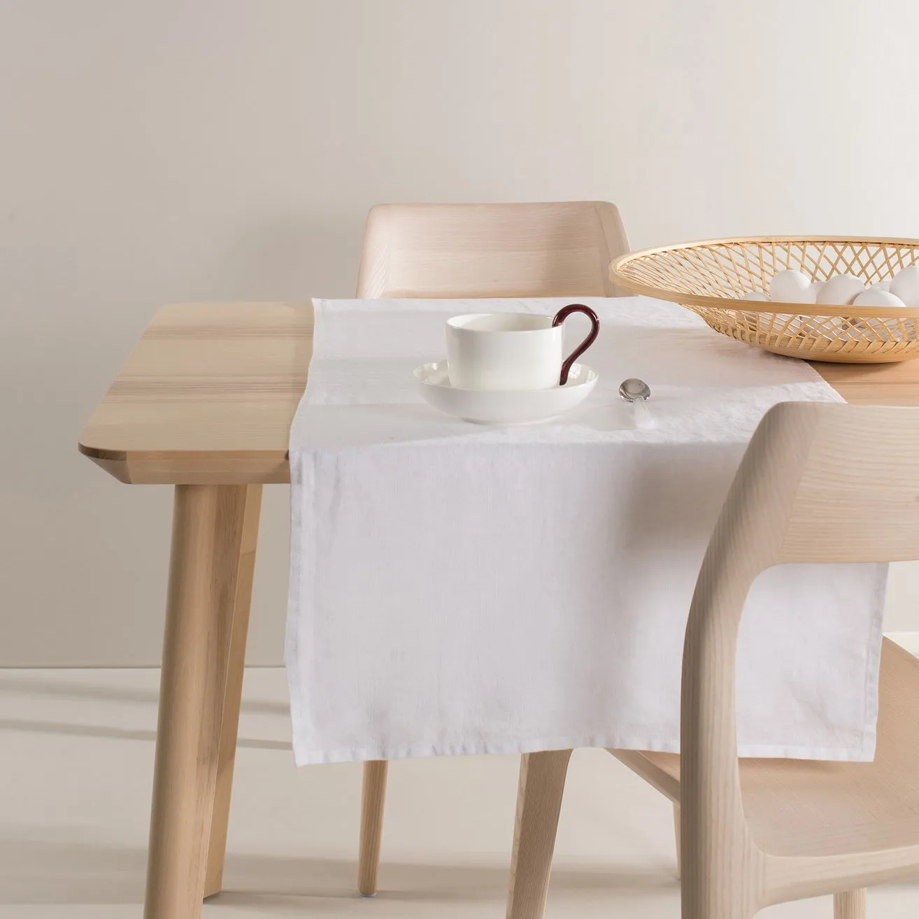 Sunshine Tischläufer, Weiß Himla