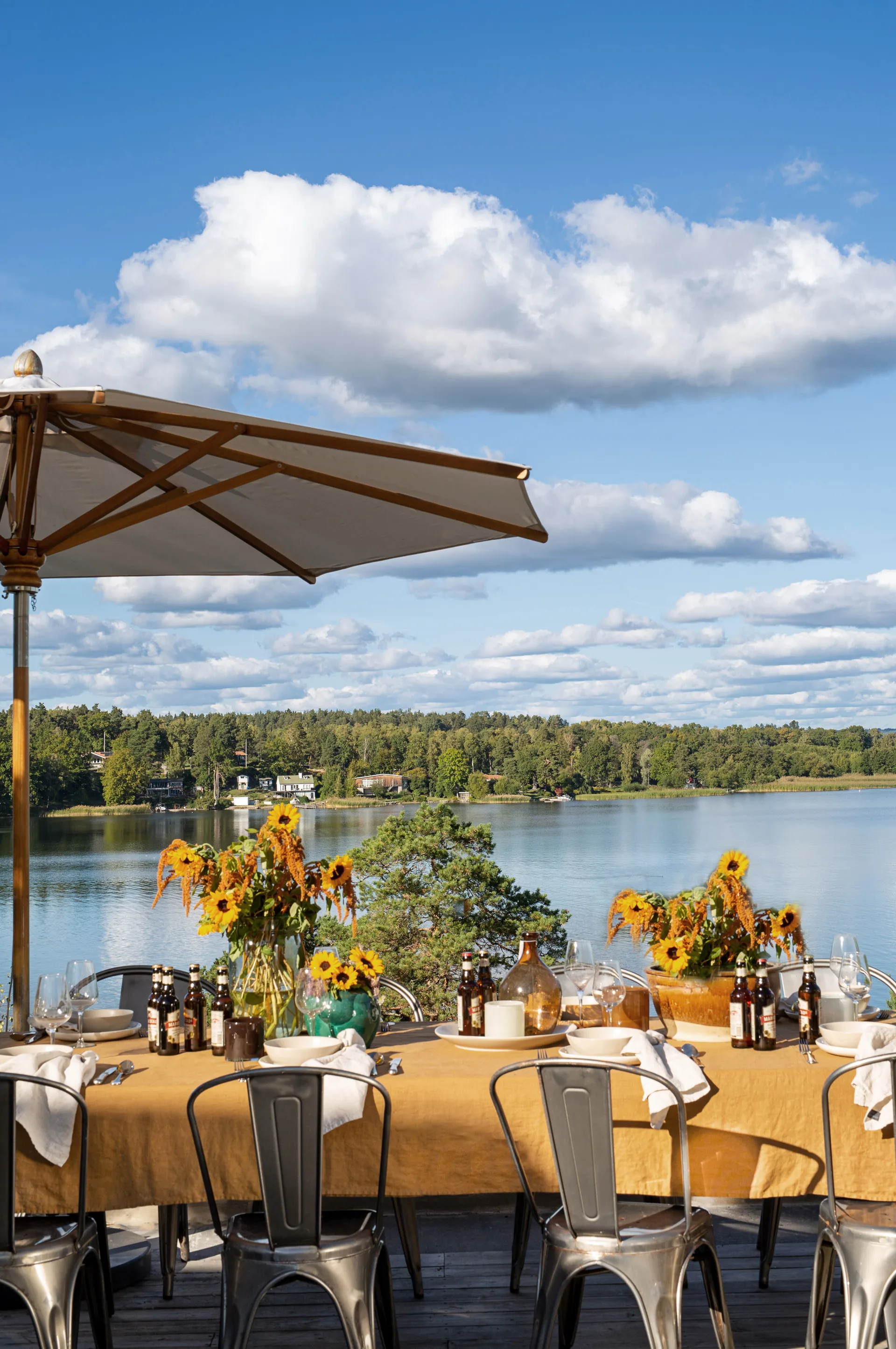 Sunshine Tischtuch 145 x 250cm, Seaweed Himla