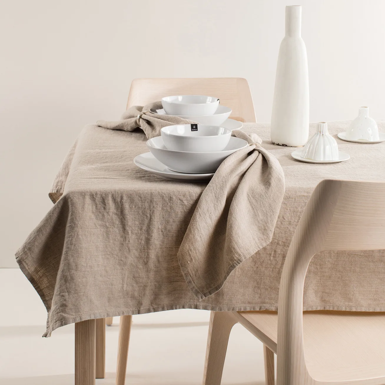 Sunshine Tischtuch natur, 140 x 250cm Himla