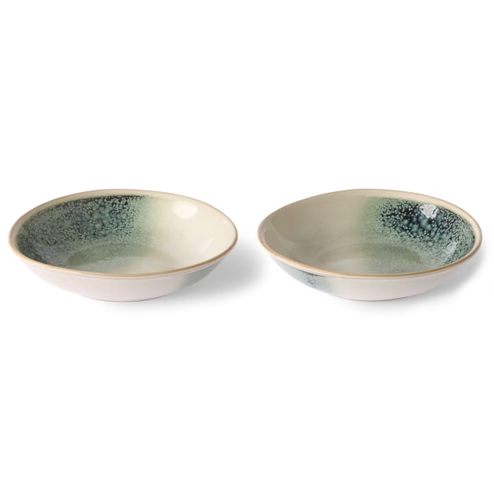 70's Curry Schale 21,7 x 21cm 2er Pack - Mist - HK Living