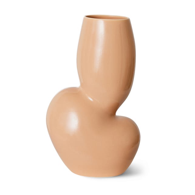 Ceramic organic Vase medium 29cm - Cream - HK Living