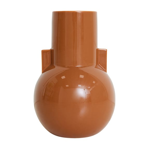 Ceramic Vase small 26cm - Caramel - HK Living