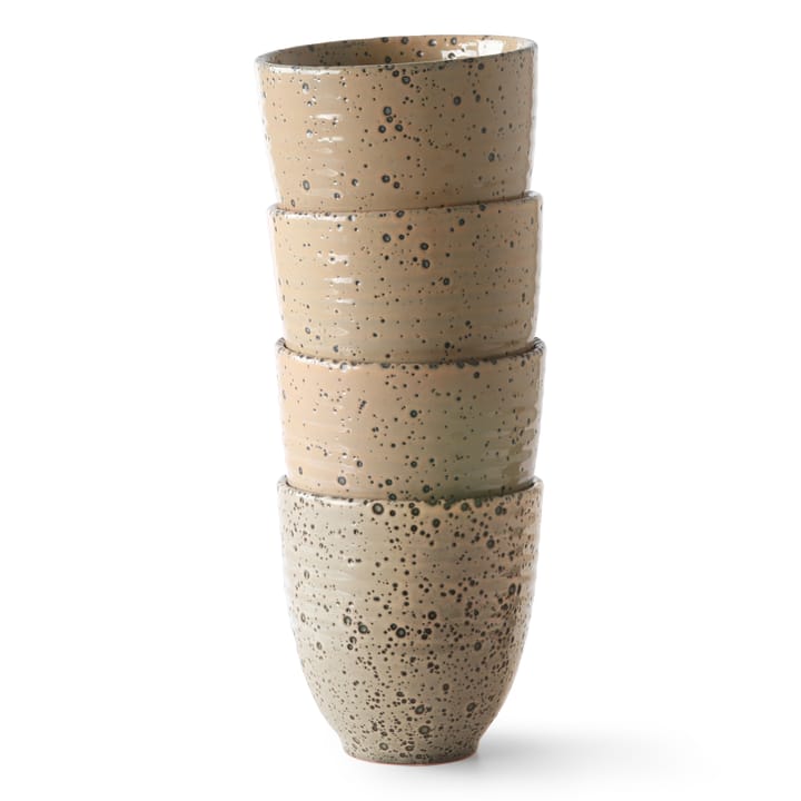 Gradient Tasse 29,5cl 4er Pack - Taupe - HK Living