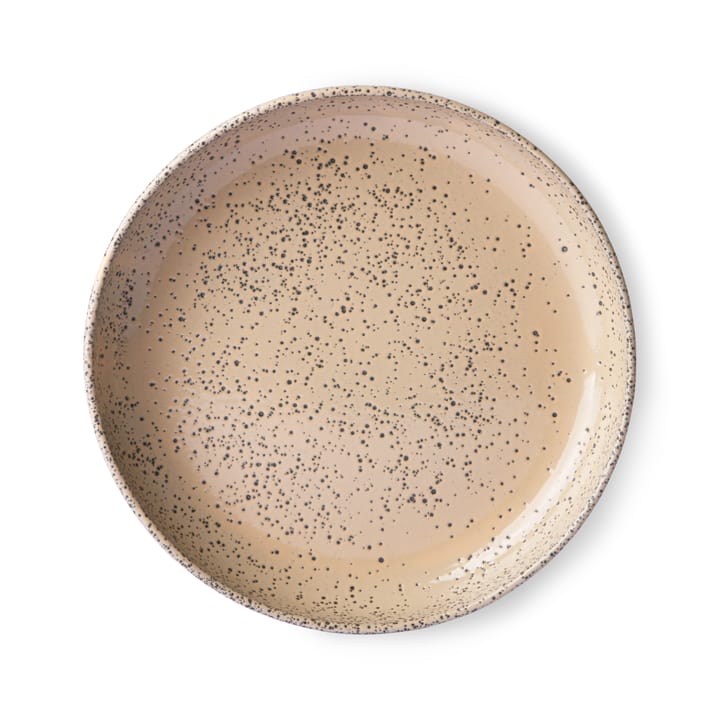 Gradient tiefer Teller Ø21,5cm 2er Pack - Taupe - HK Living