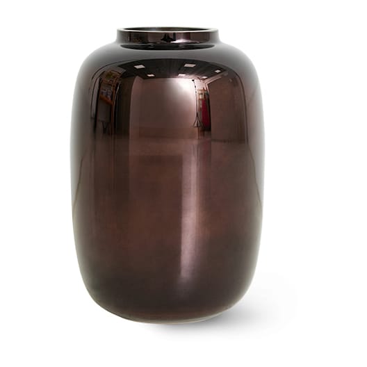 Hkliving Glasvase chrome 20,2cm - Brown metallic - HK Living