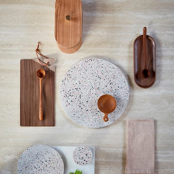HKliving Holzkiste mit Deckel - Dunkelbraun - HK Living