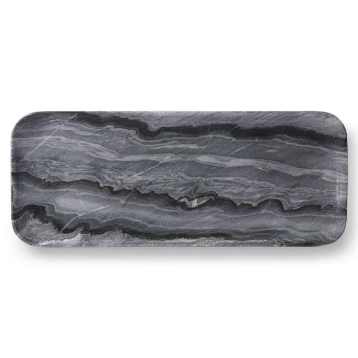 HKliving Marmor Tablett 30 x 12cm - Grau - HK Living