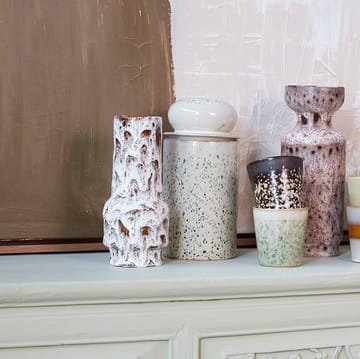 Retro Vase 20,5cm - Lava white - HK Living