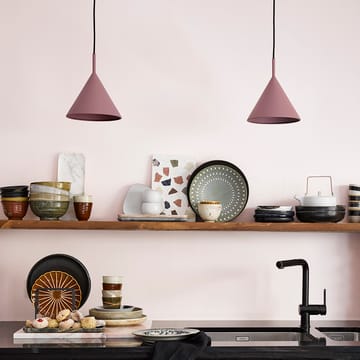 Triangle Pendelleuchte M - Matt purple - HK Living