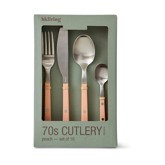 HKliving 70"s Besteckset 16-teilig Peach