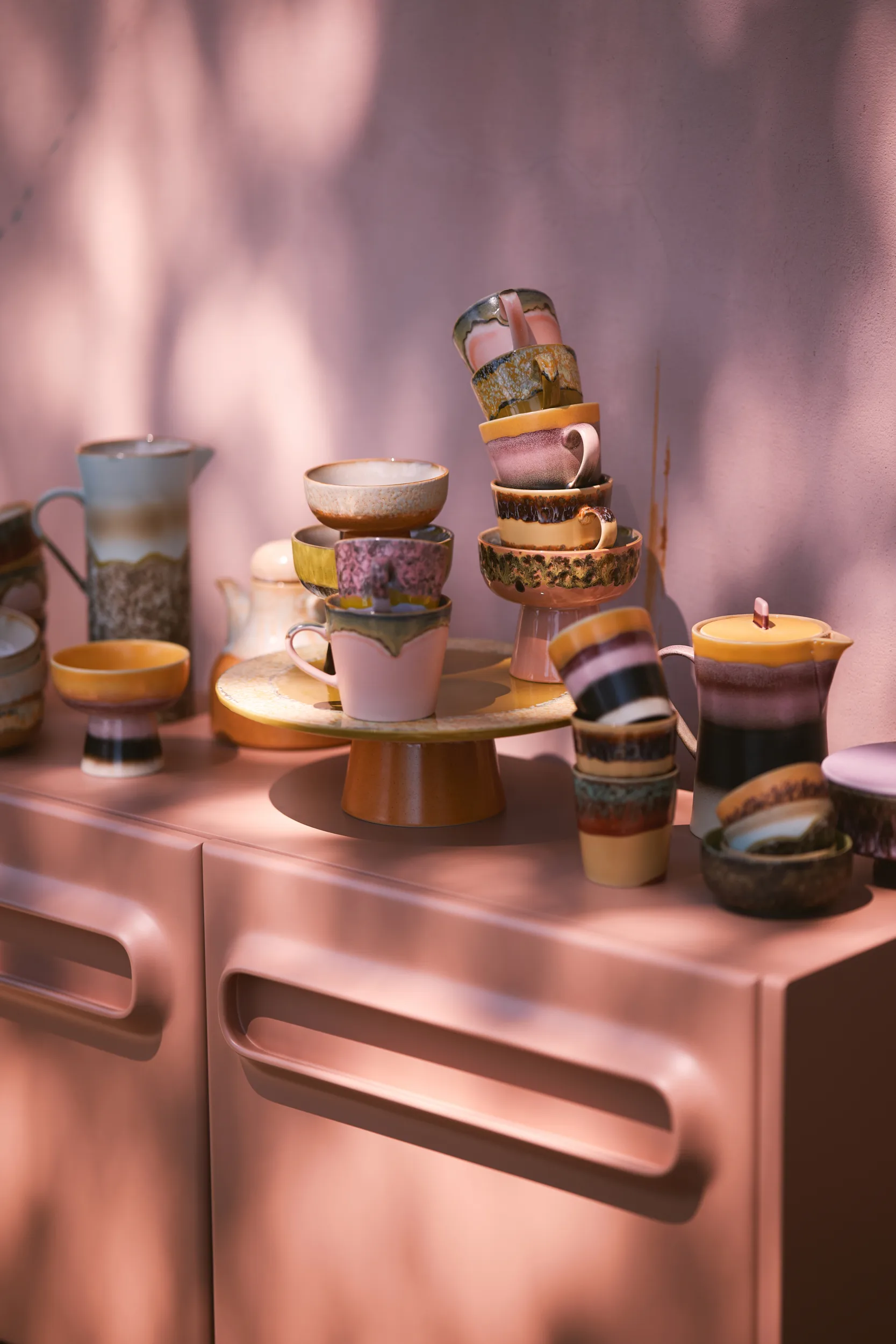 70's Cappuccinotasse 4er Pack, Vista HKliving