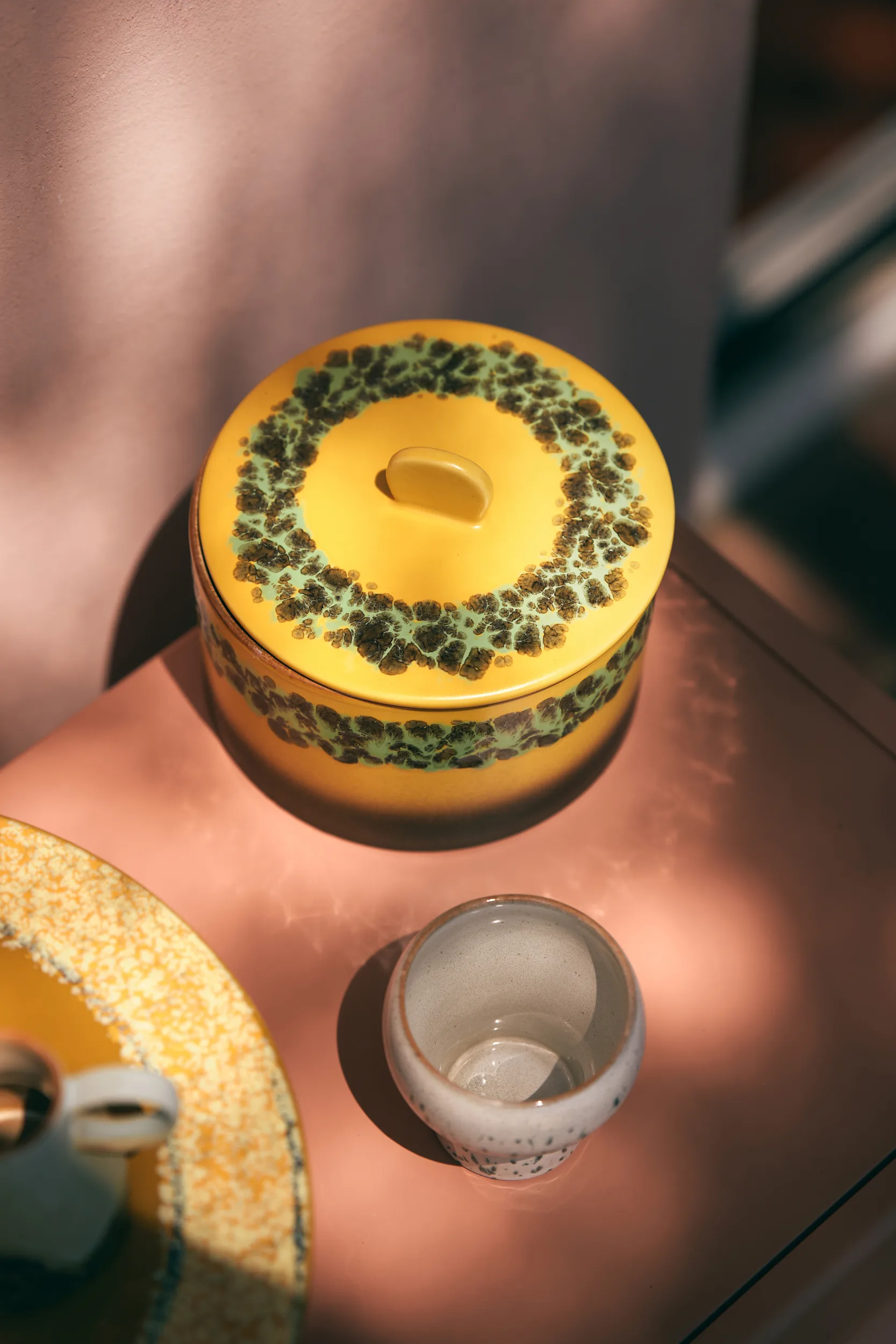 70's cookie jar Keksdose Ø17cm, Kelp HKliving