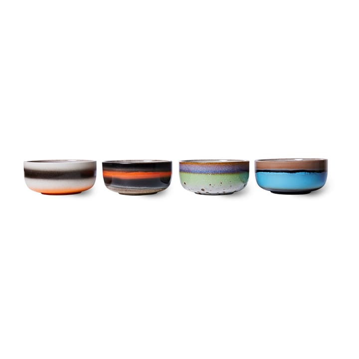 70's Dessert Schale 4-teilig, Freak out HKliving