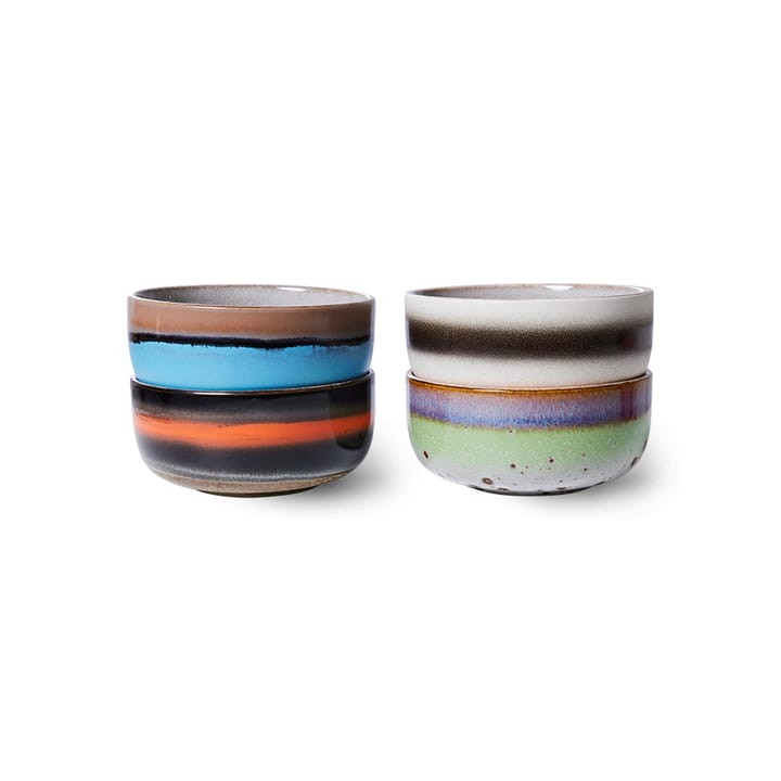 70's Dessert Schale 4-teilig, Freak out HKliving