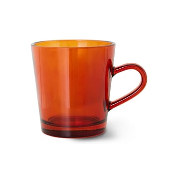 70's glassware Kafeetasse 20 cl 4er Pack - Amber brown - HKliving