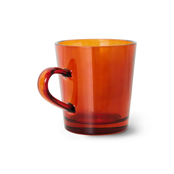 70's glassware Kafeetasse 20 cl 4er Pack - Amber brown - HKliving