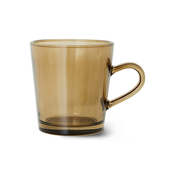 70's glassware Kafeetasse 20 cl 4er Pack - Mud brown - HKliving