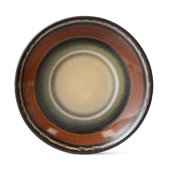 HKliving 70"s Kaffeeteller Ø11,5 cm Dark roast