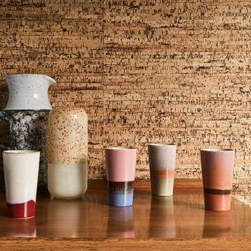 70's Latte Becher 4er Pack - Multi - HKliving