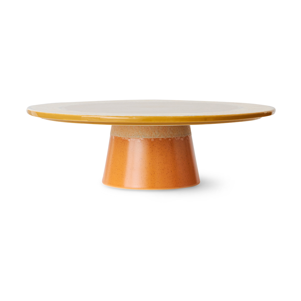 HKliving 70"s plateau Tortenteller Papaya