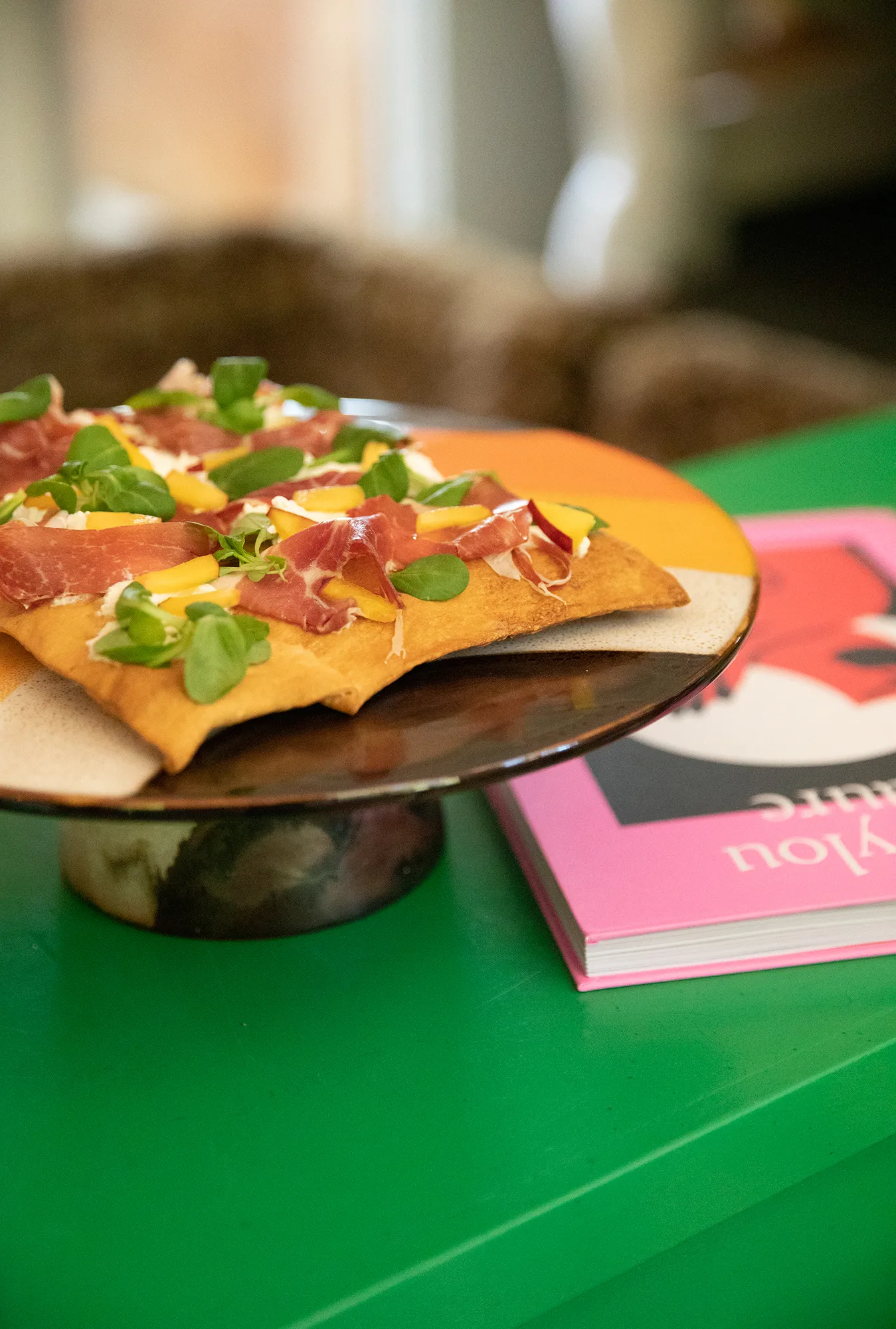 70's plateau Tortenteller, Retro wave HKliving