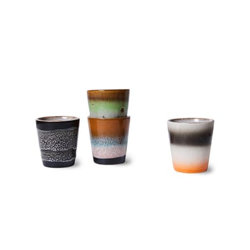 70's ristretto Tasse 4er Pack - Good vibes - HKliving