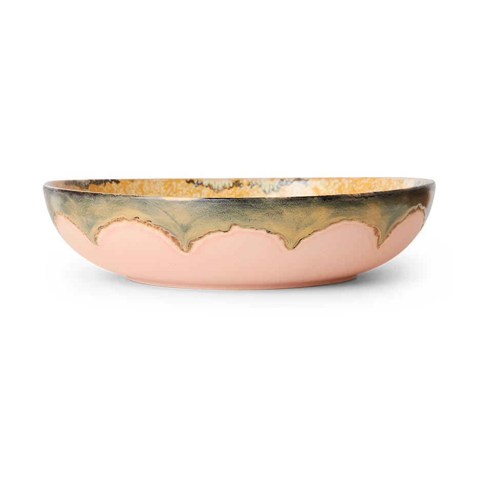 HKliving 70"s Salatschüssel Ø33 cm Sunflower