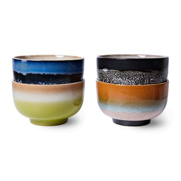 70's Schale Ø13,5cm 4er Pack - Groovy - HKliving