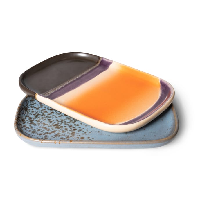 70's Tablett klein 2er Pack, Berry / Jupiter HKliving
