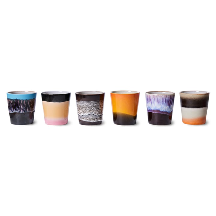 70's Tasse 6er Pack - Stellar - HKliving