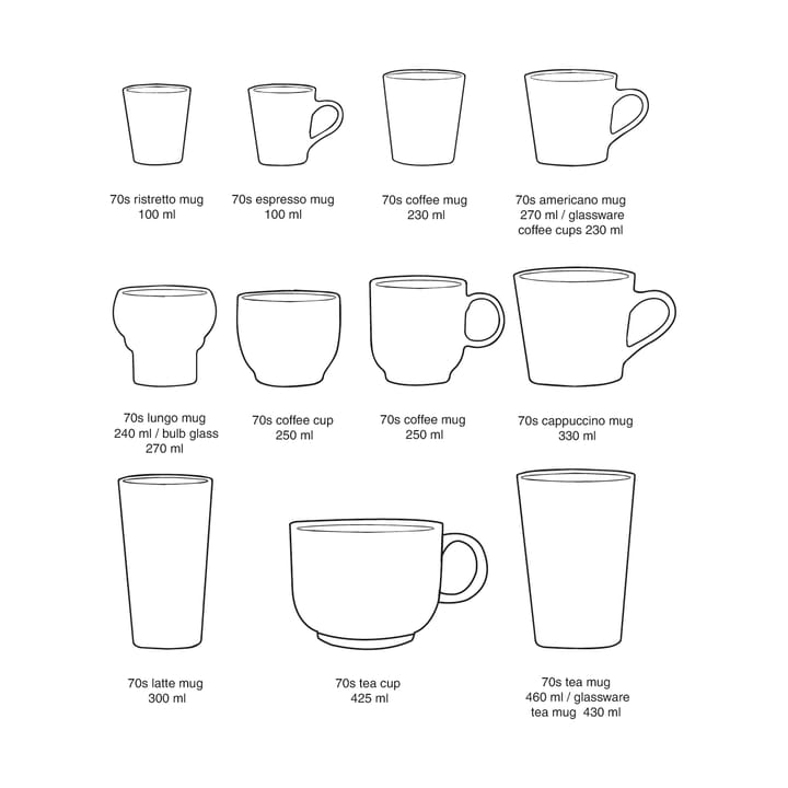 70's Teetasse 42,5 cl, Quest HKliving