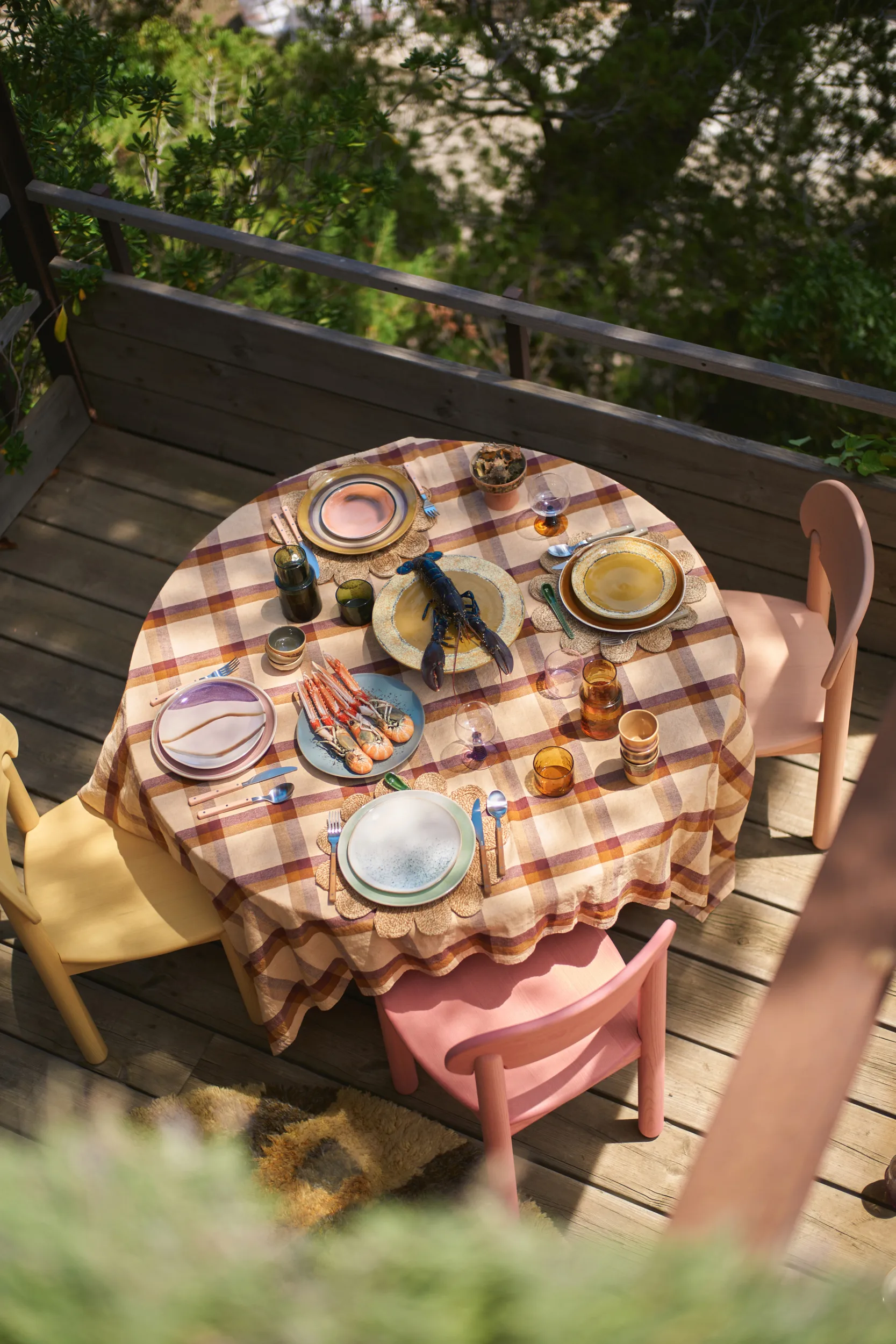 70's Teller 22cm 2er Pack, Paradise HKliving