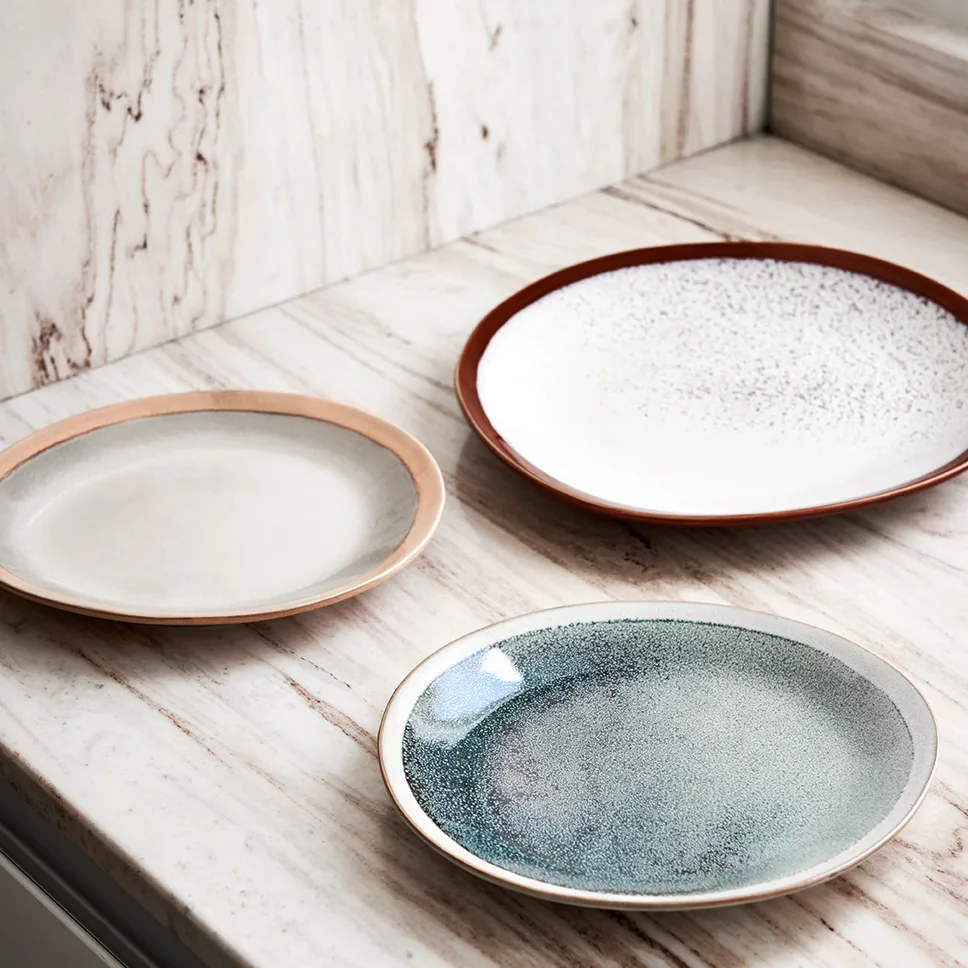 70's Teller Ø27,5cm 2er Pack, Frost HKliving