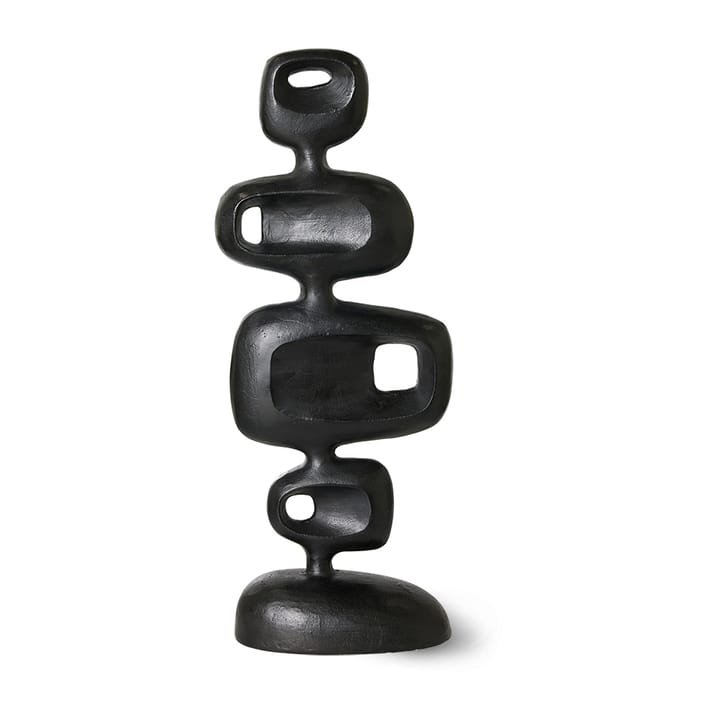 Aluminium sculpture 80cm - Heavy black - HKliving