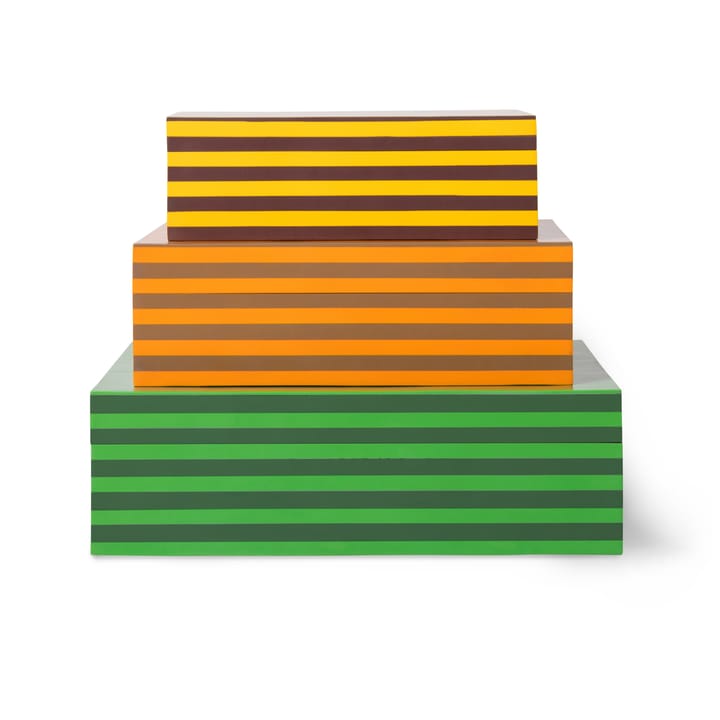 Aufbewahrungsbox mit Deckel 3-teilig, Dawn HKliving
