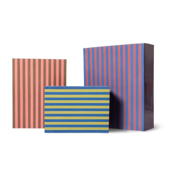 Aufbewahrungsbox mit Deckel 3-teilig - Dusk - HKliving